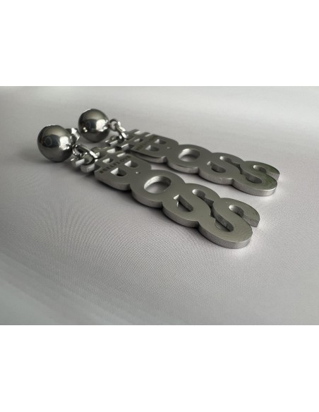 Brincos Girl Boss Silver