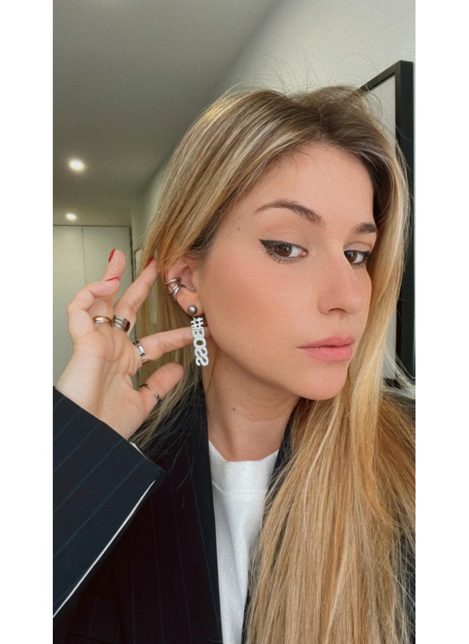 Brincos Girl Boss Silver