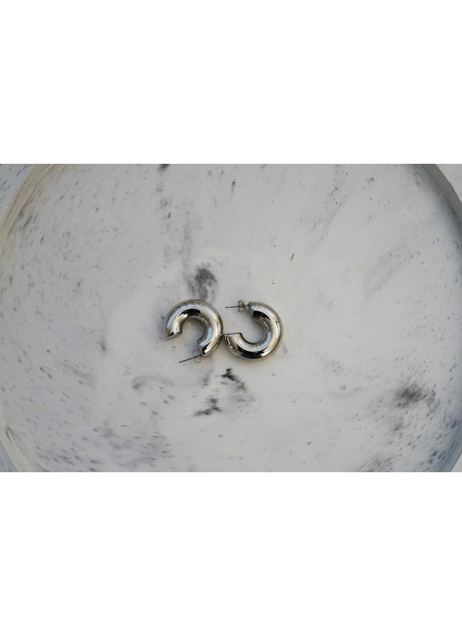 Argolas Silver Nina