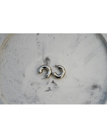 Argolas Silver Nina