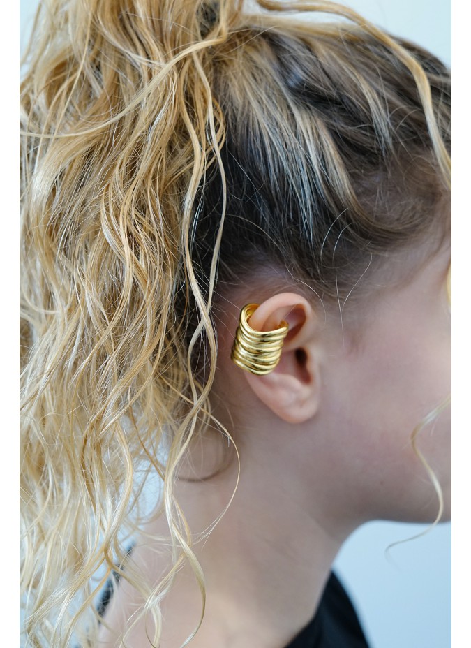 Earring cuff gold