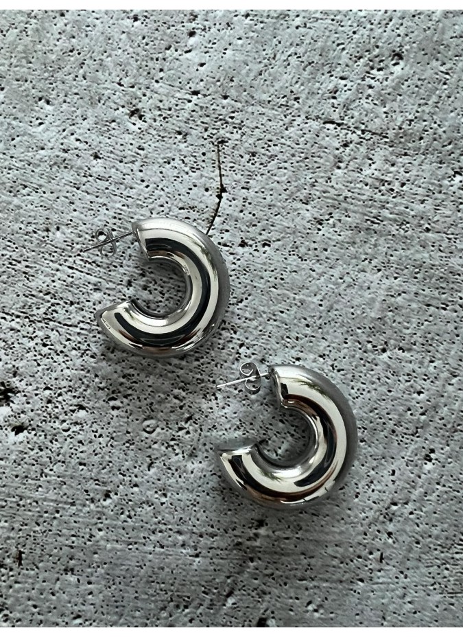Argolas Silver Nina