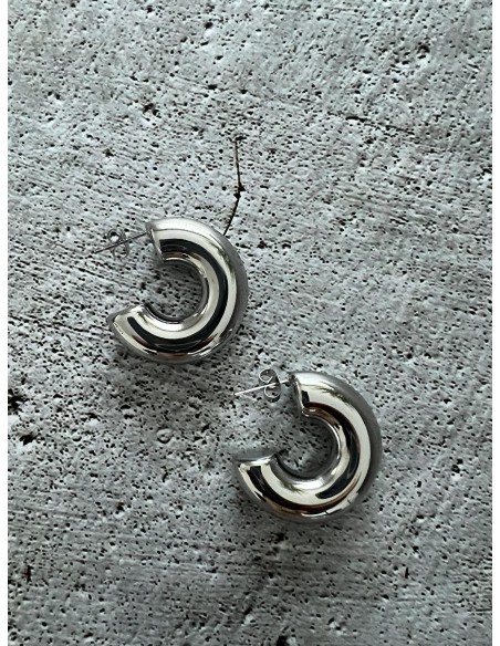 Argolas Silver Nina