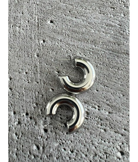 Argolas Silver Nina