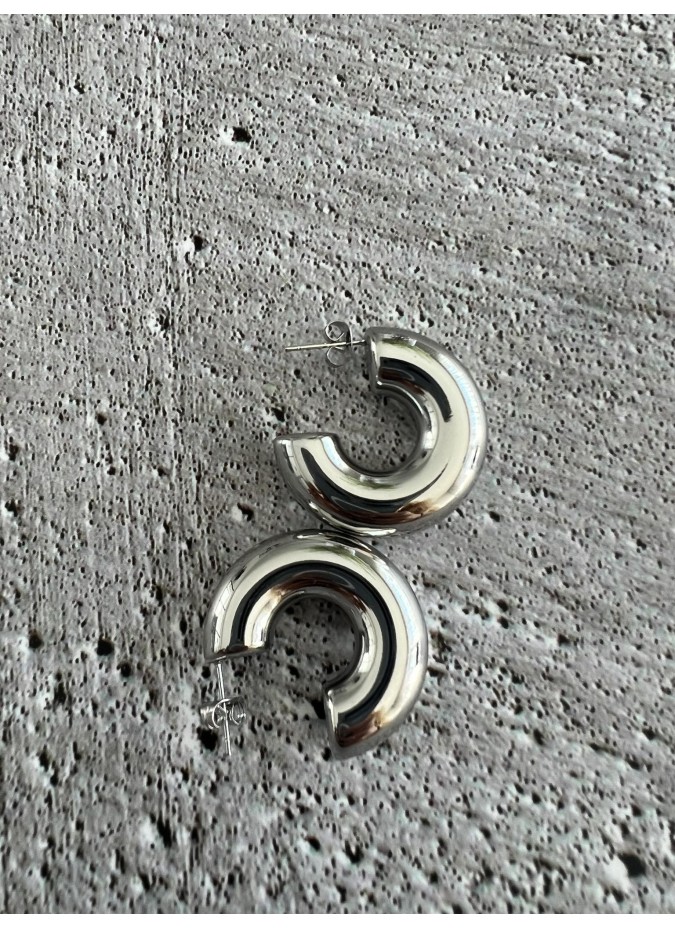 Argolas Silver Nina
